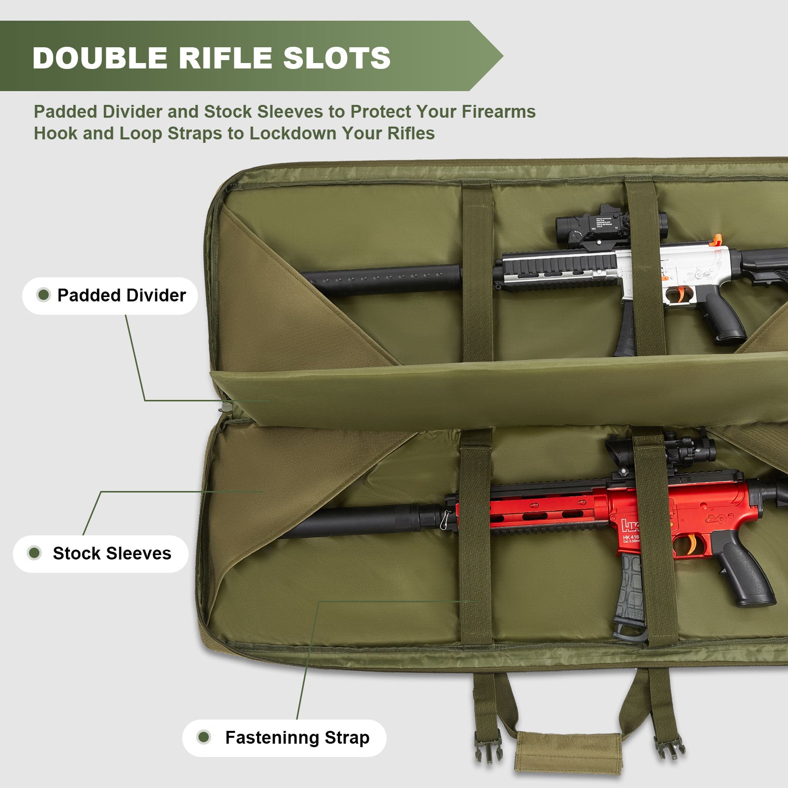 Soft Double Rifle Case | For Shooting – DULCE DOM