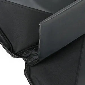 DULCE DOM Tactical Rifle Case detail: Durable black Oxford fabric and padded edges for secure rifle transport