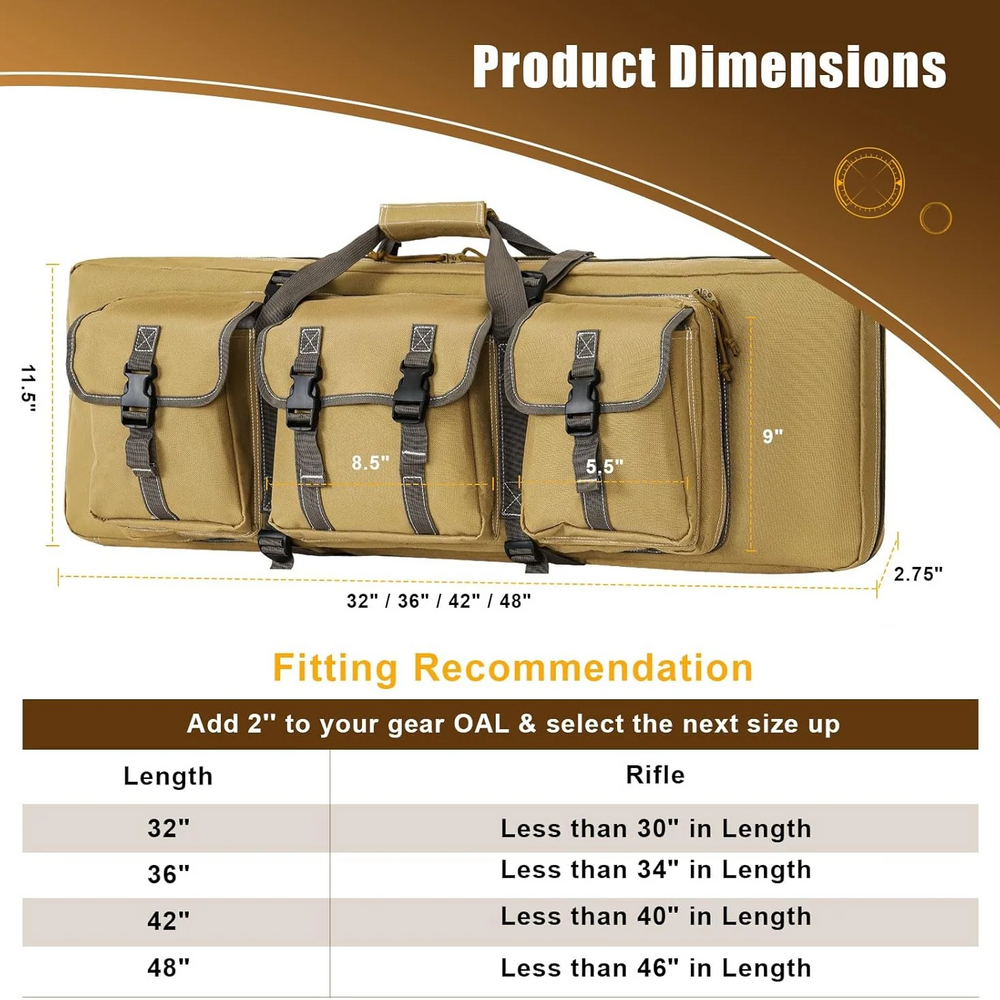 Choosing the Right Size: Common Mistakes When Buying Gun Cases and Tactical Backpacks