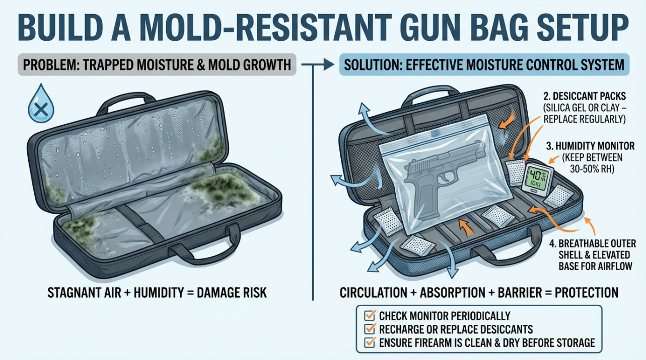 How to Prevent Mold on Your Gun Bag in Humid Conditions