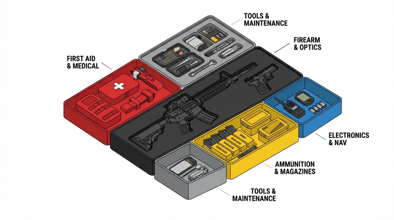 Understanding Color Coding Systems in Gun Bags and Their Benefits