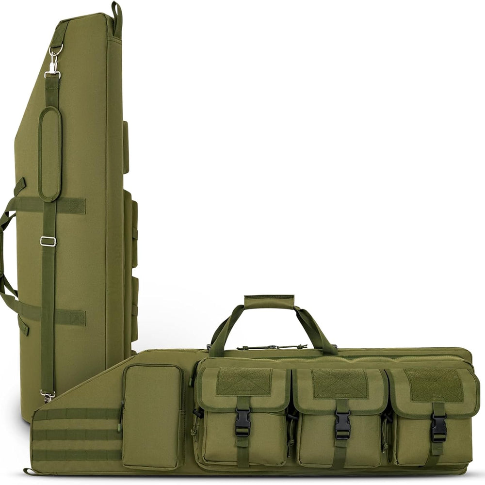 
                  
                    DULCE DOM tactical rifle bag with removable dividers and multiple storage pockets
                  
                