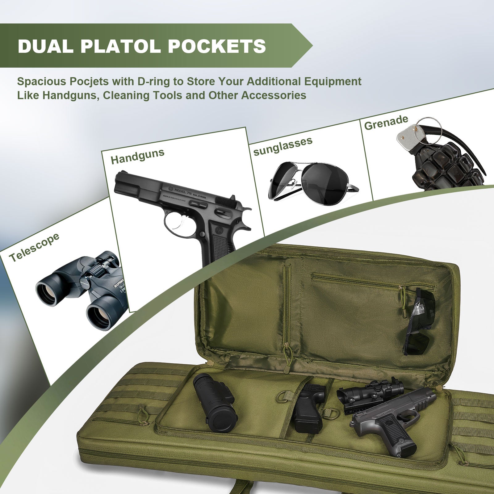Soft Double Rifle Case | For Shooting – DULCE DOM