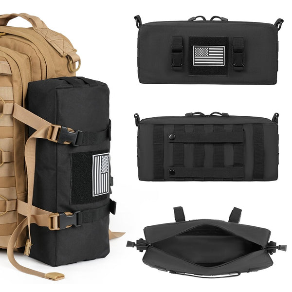 3D Tactical Utility Pouch - Flexible Molle Accessory Bag-2 Pack