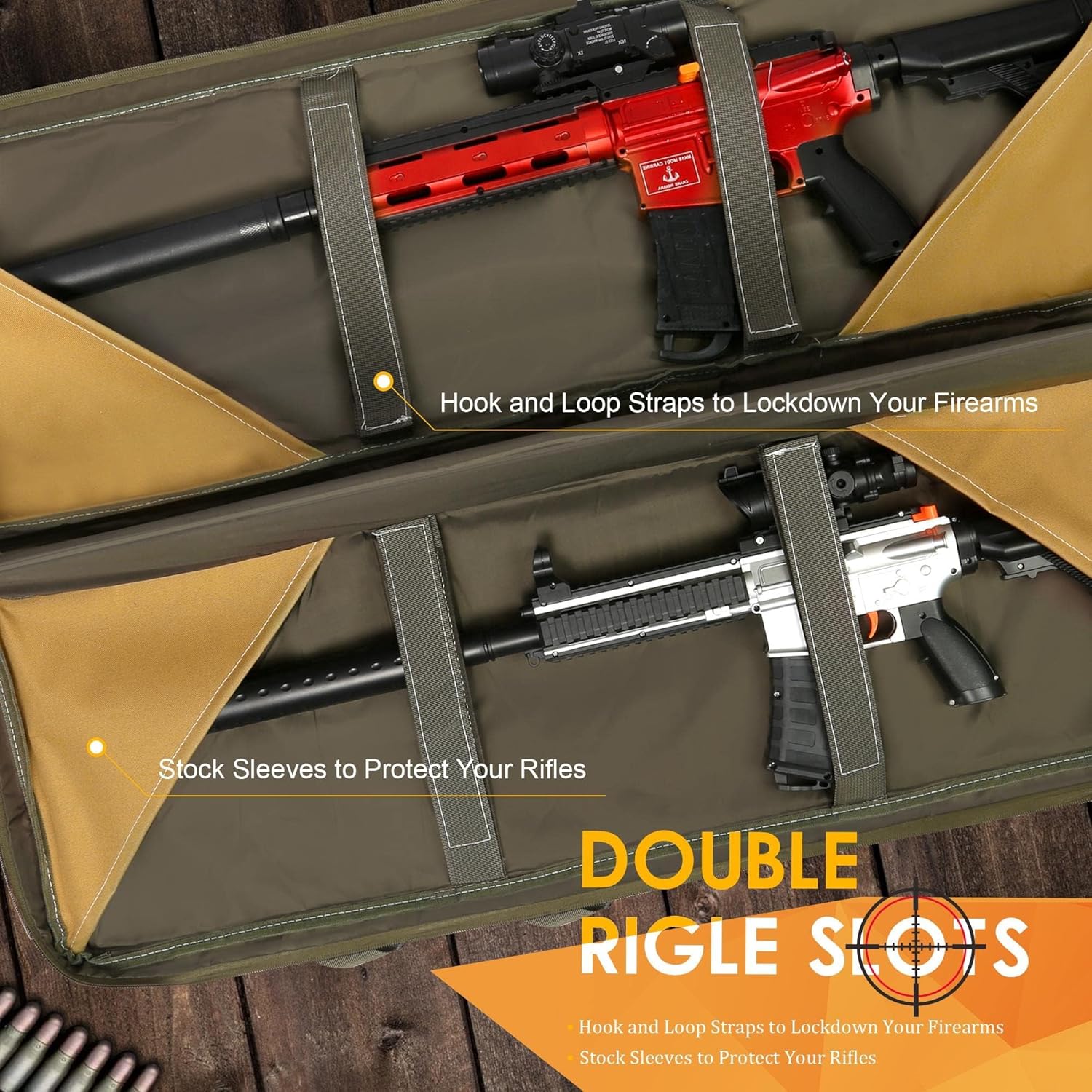 Durable Soft Double Gun Bag | All Range Tactical Rifle Case