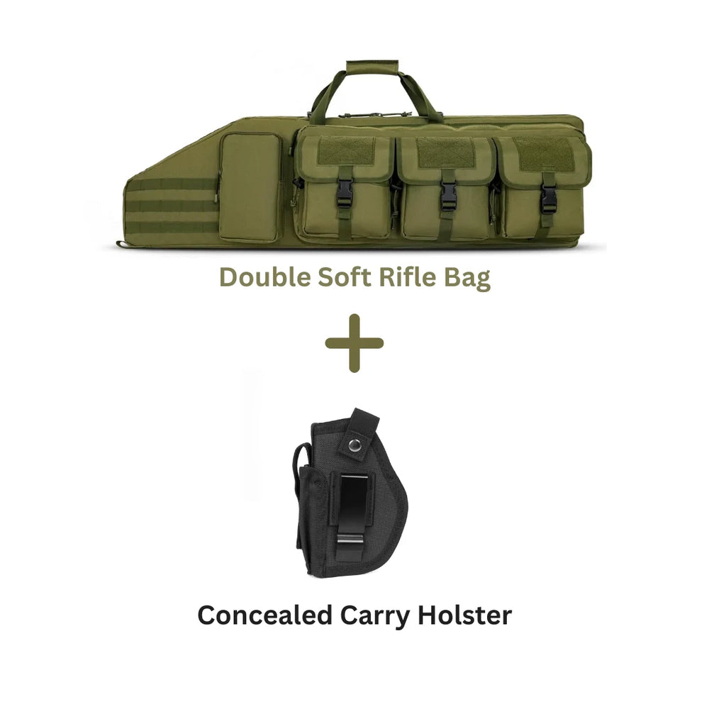 Double Soft Tactical Gun Bag Bundle Sets