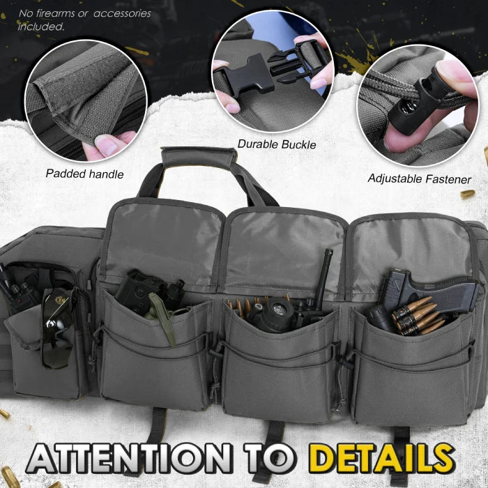 
                  
                    DULCE DOM Double Soft Gun Bag Tactical Rifle Case with Removable Dividers
                  
                