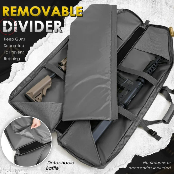 
                  
                    DULCE DOM Double Soft Gun Bag Tactical Rifle Case with Removable Dividers
                  
                