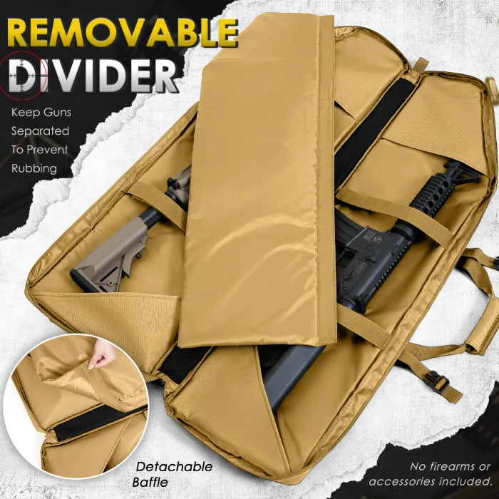 
                  
                    DULCE DOM Double Soft Gun Bag Tactical Rifle Case with Removable Dividers
                  
                
