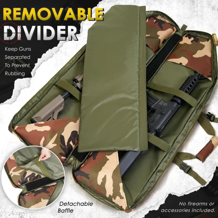 
                  
                    DULCE DOM Double Soft Gun Bag Tactical Rifle Case with Removable Dividers
                  
                
