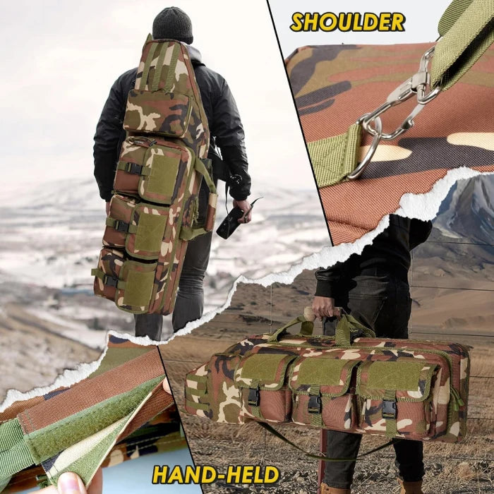 
                  
                    DULCE DOM Double Soft Gun Bag Tactical Rifle Case with Removable Dividers
                  
                