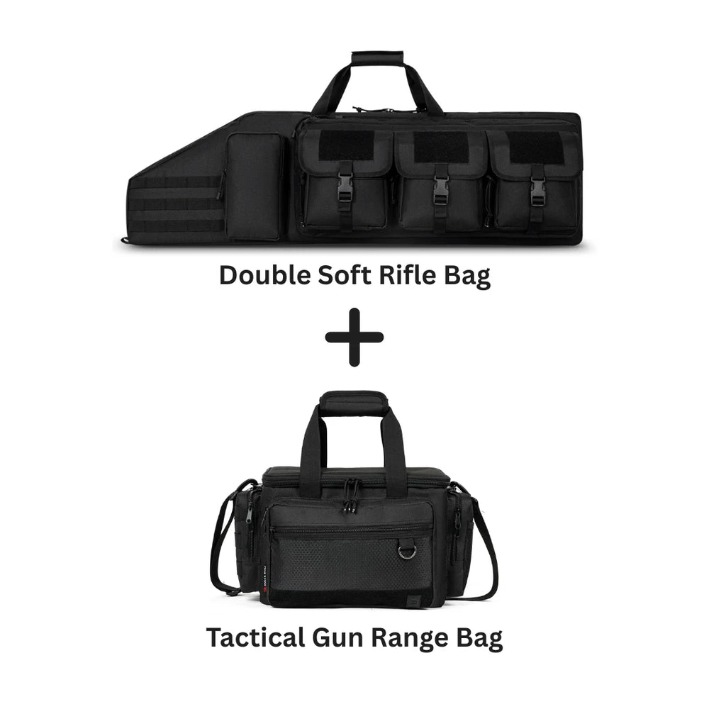 Double Soft Tactical Gun Bag Bundle Sets